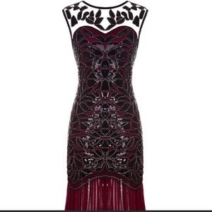 1920’s Floor-Length Sequined Embellished Dress